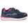 Shoes Girl Low top trainers Geox J FASTICS G. Blue / Pink