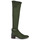 Shoes Women High boots JB Martin LAURA Canvas / Suede / Stretch / Kaki