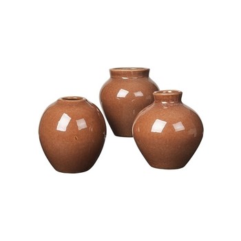 Home Vases / plant pots Broste Copenhagen INGRID x3 Brown