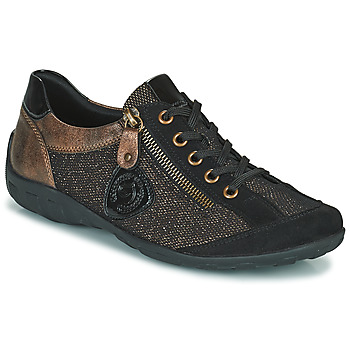 Shoes Women Low top trainers Remonte Dorndorf  Black / Gold