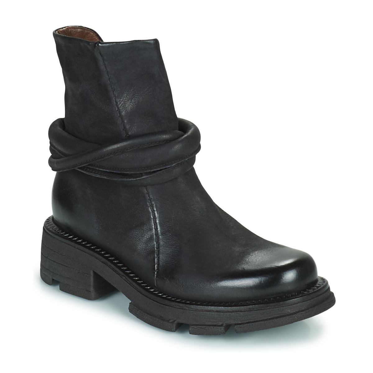 Shoes Women Mid boots Airstep / A.S.98 LANE Black