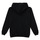 Clothing Girl Sweaters Calvin Klein Jeans METALLIC BOX LOGO RELAXED HOODIE Black