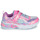 Shoes Girl Low top trainers Skechers SWEETHEART LIGHTS Pink / Silver