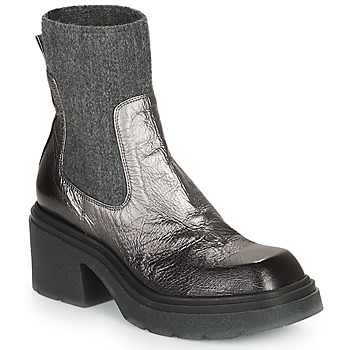 Shoes Women Ankle boots Fru.it  Silver / Grey