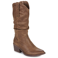 Shoes Women High boots MTNG 50484 Cognac