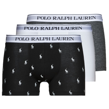 Underwear Men Boxer shorts Polo Ralph Lauren CLASSIC TRUNK X3 Black / Grey / White