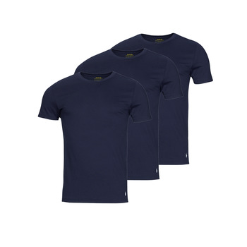 Clothing Men Short-sleeved t-shirts Polo Ralph Lauren CREW NECK X3 Marine / Marine / Marine