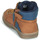 Shoes Boy Hi top trainers Kickers LOWELL Camel / Blue
