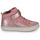 Shoes Girl Hi top trainers Geox J KALISPERA GIRL I Pink