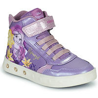 Shoes Girl Hi top trainers Geox J SKYLIN GIRL G Purple