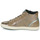 Shoes Women Hi top trainers Geox D BLOMIEE B Beige / Golden