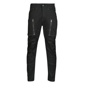 Clothing Men Cargo trousers G-Star Raw Zip pkt 3D skinny cargo Dk /  black