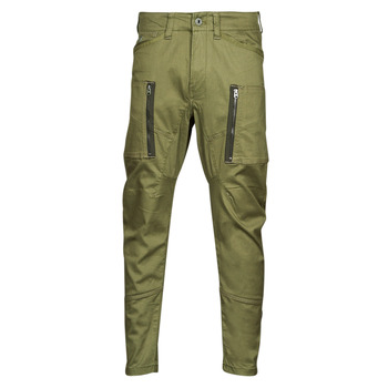 Clothing Men Cargo trousers G-Star Raw Zip pkt 3D skinny cargo Kaki