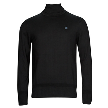 Clothing Men Jumpers G-Star Raw Premium core turtle knit Black