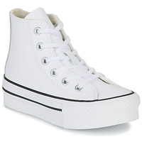 Shoes Girl Hi top trainers Converse Chuck Taylor All Star Eva Lift Leather Foundation Hi White