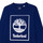 Clothing Boy Long sleeved tee-shirts Timberland T25T31-843 Blue