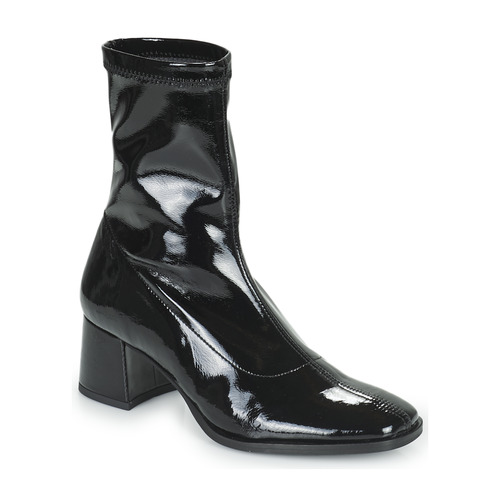 Shoes Women Ankle boots Myma 5897-MY-STRECH-VERNIS Black