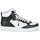 Shoes Men Hi top trainers Polo Ralph Lauren POLO CRT HGH-SNEAKERS-LOW TOP LACE Black / White