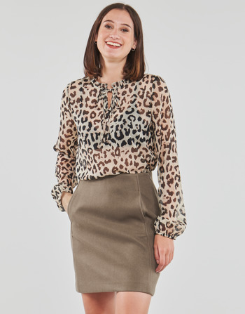 Clothing Women Tops / Blouses Noisy May NMVALERY Leopard