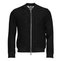 Selected  SLHARCHIVE BOMBER SUEDE  mens Leather jacket in Black