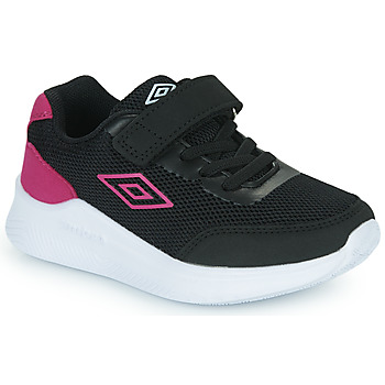 Shoes Girl Low top trainers Umbro UM NATEO VLC Black / Pink