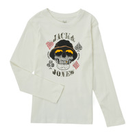 Clothing Boy Long sleeved tee-shirts Jack & Jones JORCAPTAIN TEE LS White