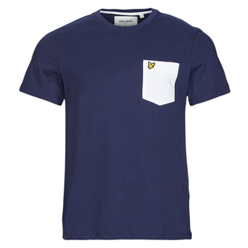 Clothing Men Short-sleeved t-shirts Lyle & Scott TS831VOG White / Marine