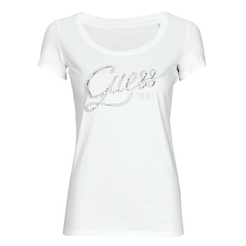 Clothing Women Short-sleeved t-shirts Guess BRYANNA SS White