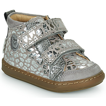 Shoes Girl Hi top trainers Shoo Pom BOUBA NEW SCRATCH Silver / Grey