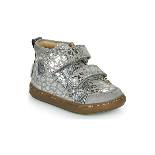 Shoes Girl Hi top trainers Shoo Pom BOUBA NEW SCRATCH Silver / Grey