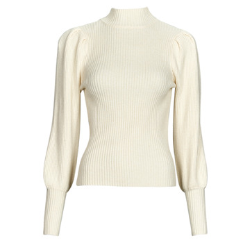 Clothing Women Jumpers Only ONLKATIA L/S HIGHNECK PULLOVER KNT NOOS White
