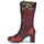 Shoes Women High boots Laura Vita KACIO Red / Black