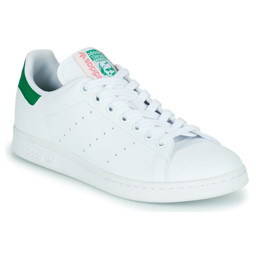 Shoes Women Low top trainers adidas Originals STAN SMITH W White / Green