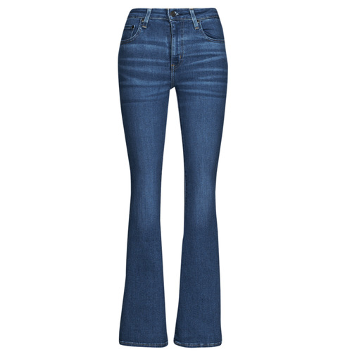 Clothing Women Flare / wide jeans Levi's 726  HR FLARE Blue