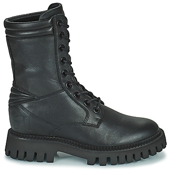 Freelance LUCY COMBAT LACE UP BOOT Black