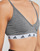 Clothing Women Sport bras adidas Performance PUREB LS BRA Grey / Dark