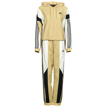 Clothing Women Tracksuits adidas Performance W GAMETIME TS Tone / Beige