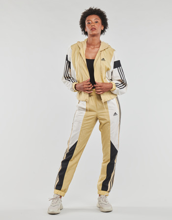 Clothing Women Tracksuits adidas Performance W GAMETIME TS Tone / Beige