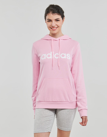 Clothing Women Sweaters adidas Performance W LIN FT HD Pink / Authentic