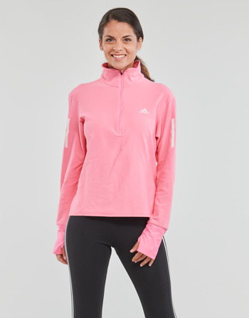 Clothing Women Sweaters adidas Performance OTR 1/2 ZIP W Pink / Bonheur