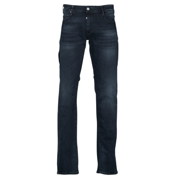 Clothing Men Straight jeans Le Temps des Cerises 812 JUGANDO Blue /  black