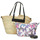 Bags Women Shopping Bags / Baskets Desigual BOLS_SUMMER BUTTERFLIES Raw