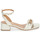 Shoes Women Sandals JB Martin VITAMINE Veal / Vintage / Off / White