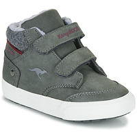 Shoes Boy Hi top trainers Kangaroos KAVU PRIMO Grey / Red