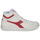 Shoes Women Hi top trainers Diadora GAME L HIGH WAXED White / Red