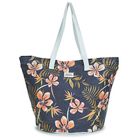 Bags Women Shopping Bags / Baskets Roxy FRENCH SPOT Marine / Pink / Green
