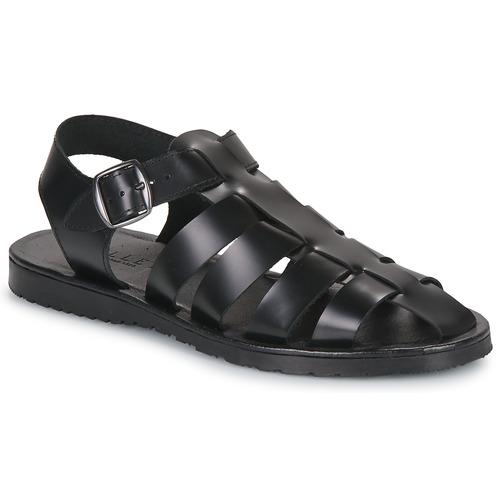 Shoes Men Sandals Pellet DENIS Veal / Smooth / Black
