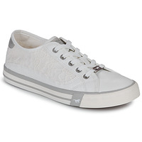 Shoes Women Low top trainers Mustang ROULIA White
