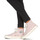 Shoes Women Hi top trainers Victoria TRIBU BRILLO BANDANA LON Pink / White