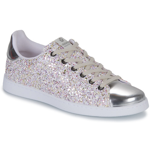 JEKO Women'S Glitter Tennis Sneakers Neon Dressy Sparkly Sneakers